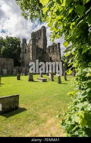 Kelso Abbey Scottish Borders UK Stock Photo