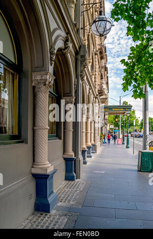 Hotel Windsor and Spring Street, Melbourne, Australia Stock Photo