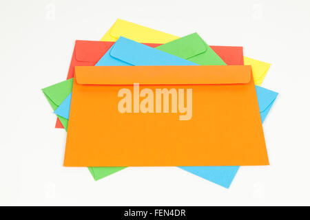Stack of envelopes Stock Photo