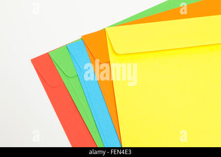 Colored envelopes Stock Photo