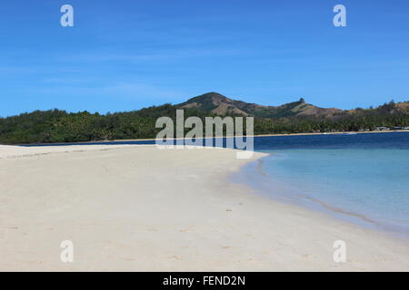 The blue lagoon in Fiji where the movie Blue Lagoon was filmed Stock