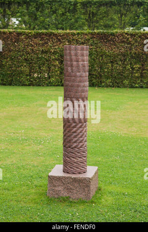 Sculpture in Pitmedden Garden - Aberdeenshire, Scotland. Stock Photo
