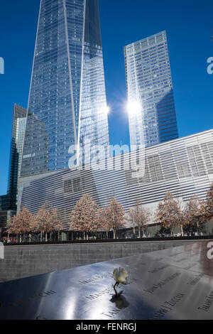 World trade centre memorial Stock Photo - Alamy