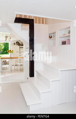 stairs in a hallway fancy interior Stock Photo