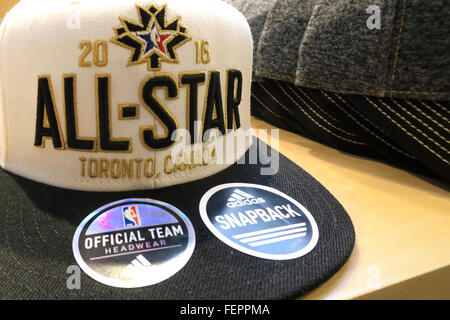Official NBA  2016 All-Star Game Cap, NBA Flagship Store, 545 Fifth Avenue, NYC Stock Photo