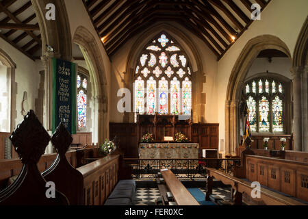 Interior of All Saints church in Lindfield, West Sussex, England. Stock Photo