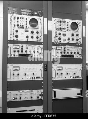 Interior views of the Atlas Data Lab’s Facility Building 4 showcase the modern design and advanced technologies used in data management and processing. The facility is equipped with cutting-edge equipment to support data-driven operations. Stock Photo
