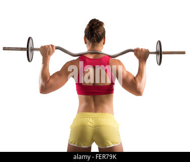 Workout with outrigger Stock Photo