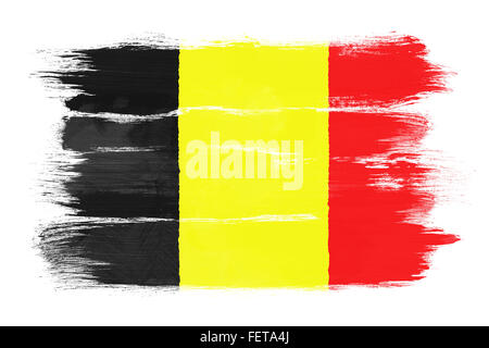 The Belgian flag Stock Photo