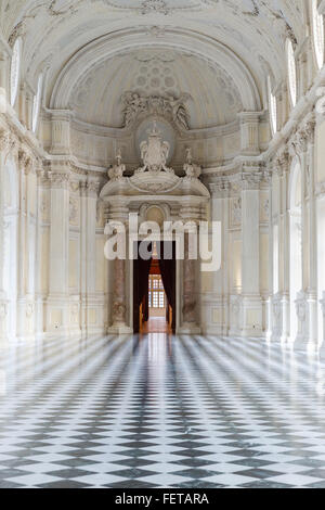 Great Gallery, Galleria Grande, Reggia di Venaria Reale, Palace of Venaria, Venaria Reale, Piedmont, Italy Stock Photo