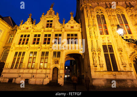 Blinde-Ezelstraat from Burg Square Stock Photo