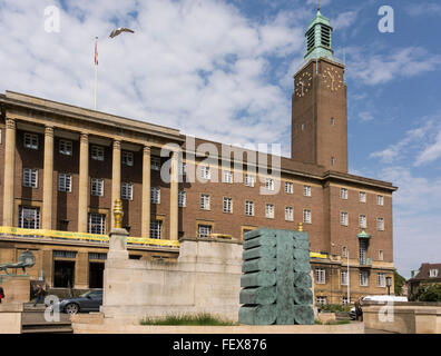 City of Norwich County hall Norfolk England UK Great Britain Stock ...