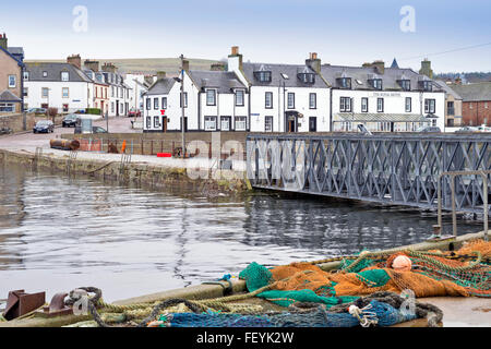 HARBOUR AREA OF CROMARTY VILLAGE ON THE BLACK ISLE CROMARTY FIRTH SCOTLAND Stock Photo