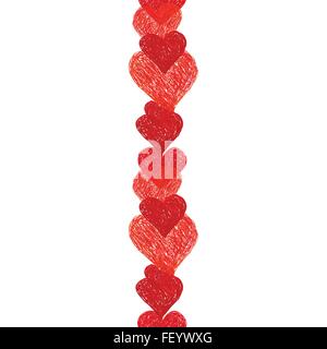 Hand drawn hearts Stock Vector