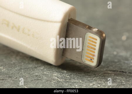 Apple mobile charger Stock Photo