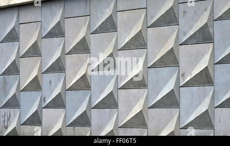 Patterned concrete wall Background Stock Photo