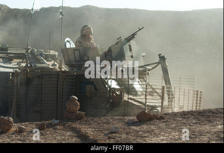 Viking armoured personnel carriers in Helmand Province Southern Afghanistan Stock Photo