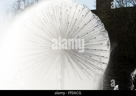 Roanne Dandelion Fountain, Nuneaton, Warwickshire, UK Stock Photo