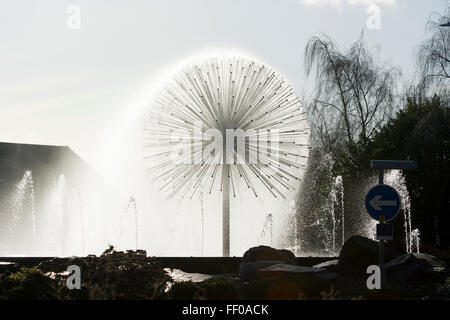 Roanne Dandelion Fountain, Nuneaton, Warwickshire, UK Stock Photo