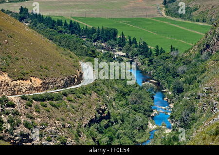 Tradouw pass in Western cape, South Africa Stock Photo