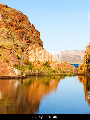 This beautiful lake is found in Western Australia. Part of River Ord. Lake Argyle Stock Photo