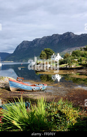 Plockon - View across Loch Carron Stock Photo