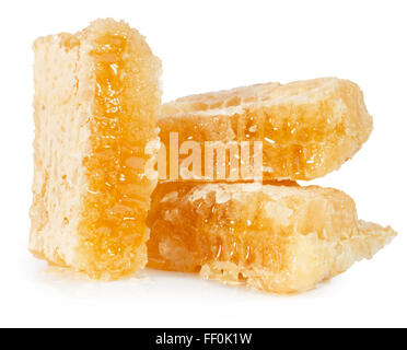honeycomb isolated on the white background. Stock Photo