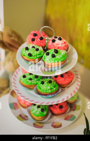 wedding dessert with delicious Cake pops and different sweets Stock Photo