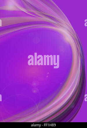 Lines with flares on a purple background Stock Photo