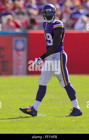 Minnesota Vikings cornerback Xavier Rhodes (29) lines up against the ...