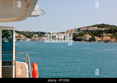 Dubrovnik,Old Town,Walls,Fortifications,Venetian,Gothic and late Renaissance architecture,Alleyways,Croatia.Eastern Adriatic Stock Photo