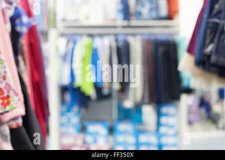 specially blurred defocused shop background Stock Photo