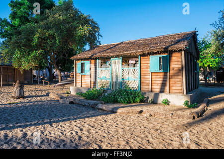 Houses, Betany fishing village, Morondava, Toliara province, Madagascar Stock Photo