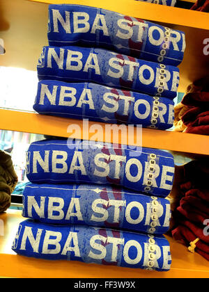 The flagship NBA store on fifth Avenue carries a full range of WNBA ...