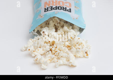 Propercorn flavored popcorn Stock Photo