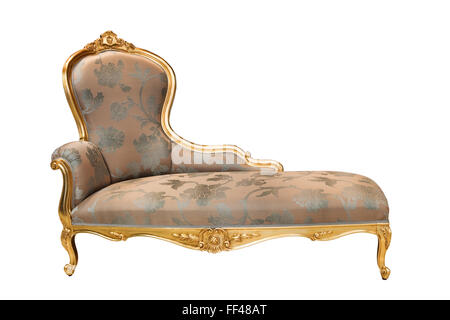 beautiful and rich couch on white background Stock Photo
