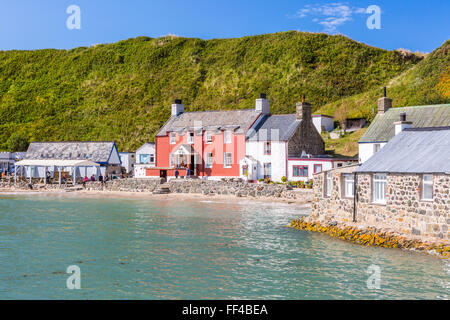 Porthdinllaen a small coastal village in the Dwyfor locality on the Llŷn Peninsula, Gwynedd, Wales, United Kingdom, Europe. Stock Photo