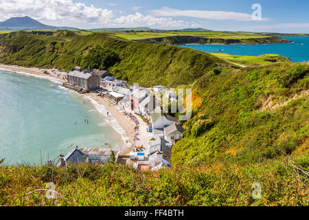 Porthdinllaen a small coastal village in the Dwyfor locality on the Llŷn Peninsula, Gwynedd, Wales, United Kingdom, Europe. Stock Photo