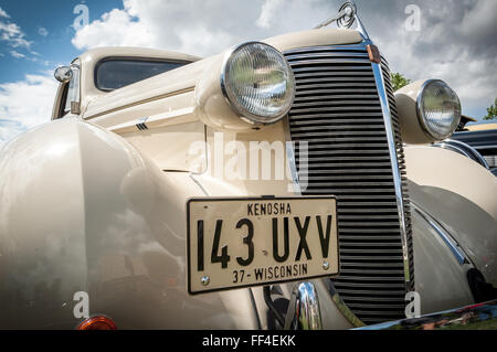 1937 Nash Coupe, American Auto Club meeting Stock Photo