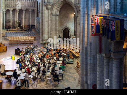 Interior view Ely Cathedral Stock Photo