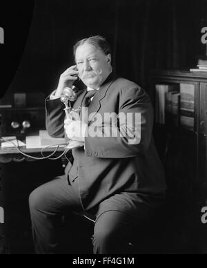 WILLIAM HOWARD TAFT (1857-1930) while US Secretary of War in 1908 Stock Photo