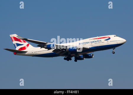 British Airways Boeing 747 Jumbo Aircraft Stock Photo