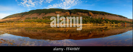 Pontsticill reservoir, Brecon Beacons, Wales in Autumn. Stock Photo
