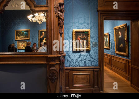 view at galleries at museum mauritshuis in den haag holland Stock Photo