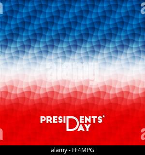 Happy Presidents' Day abstract background for your design Stock Vector