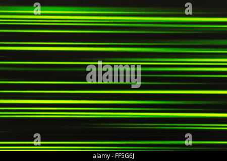Green yellow interlaced tv screen static noise, vignette abstraction background backdrop Stock Photo