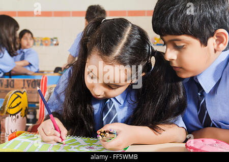 Asia Asian Asians Human Humans India Indian Indians Note Books People in tha background People in tha backgrounds Stock Photo