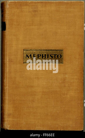 literature, title and title page, 'Mephisto', by Klaus Mann (1906 - 1949), first edition, Querido publishing house, Amsterdam, 1936, Additional-Rights-Clearences-Not Available Stock Photo