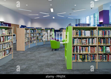 Woking Library Woking Surrey Stock Photo
