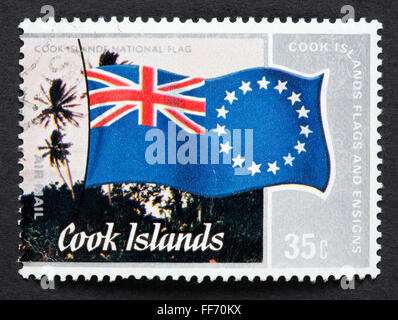 Cook Islands postage stamp Stock Photo